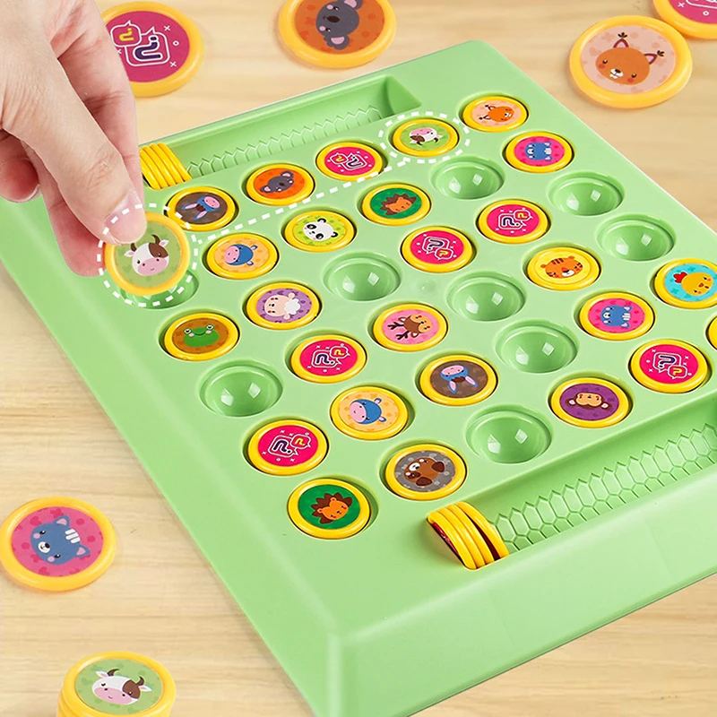 

Флип-шахматы, шахматы на память, настольная игрушка, 36 карточек памяти, головоломка, стратегия, семейная игра для детского сада 4, 5, 6 лет