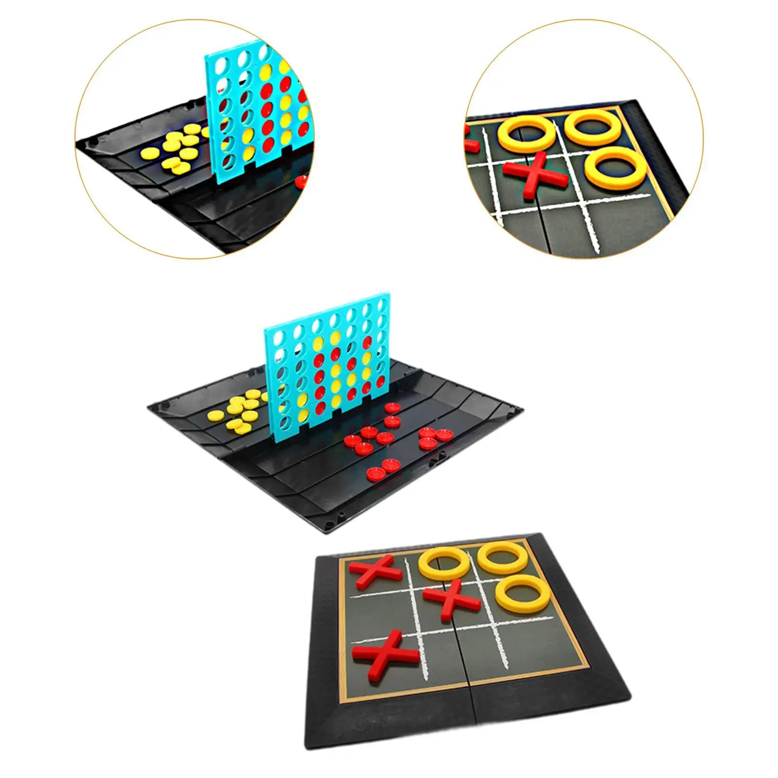 XO Game Toe Game Noughts and Crosses Game Classic Coffee Table Game Checker for