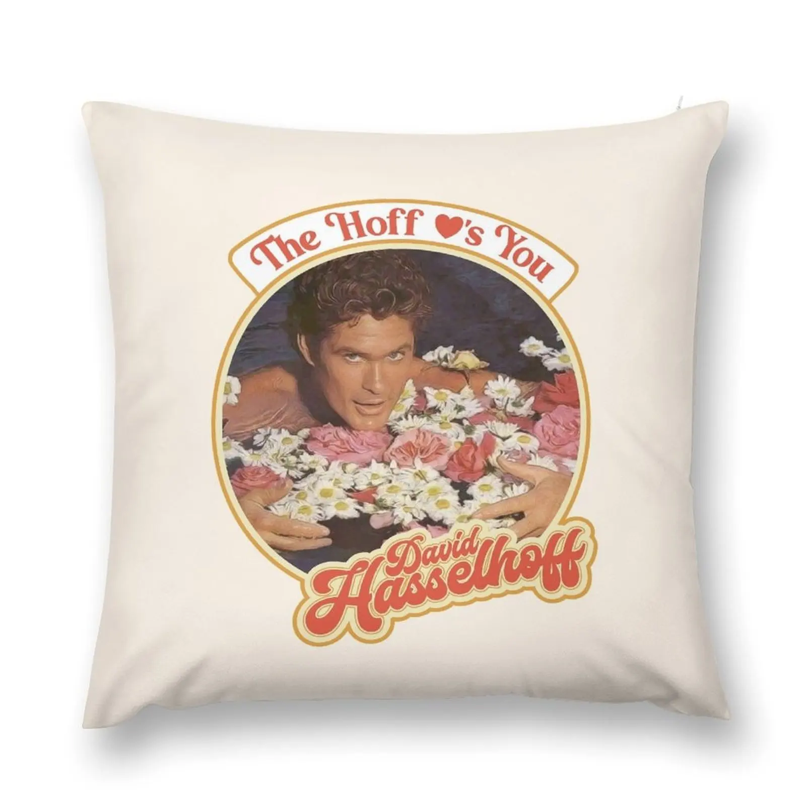 

The Hoff Loves You Throw Pillow Sofa Pillow Cover ornamental pillows Cushion Cover Cushion Covers For Living Room pillow