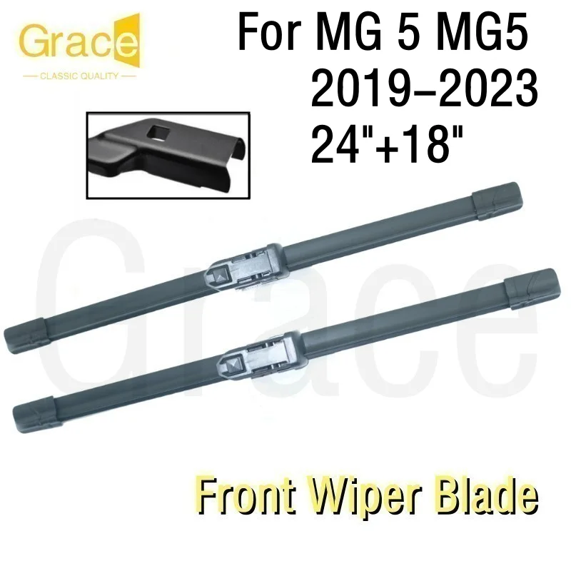 

Wiper Blade For MG5 MG 5 24"+18“ Car Windshield Windscreen Rubber 2019 2020 2021 2022 2023