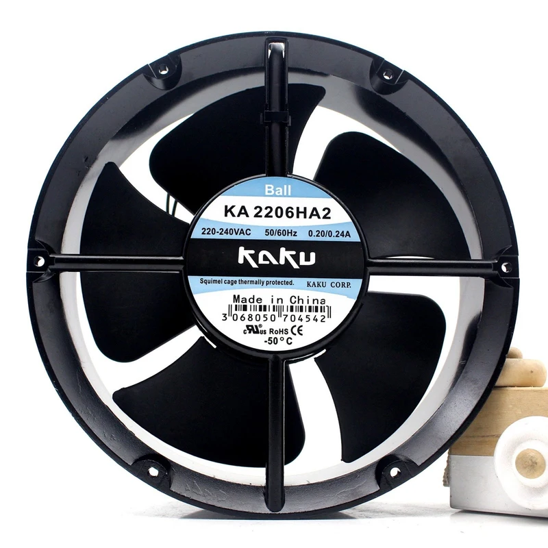 

A+for New KAKU KA2206HA2 222*60mm 220V 0.20/0.24A waterproof cooling fan#QW