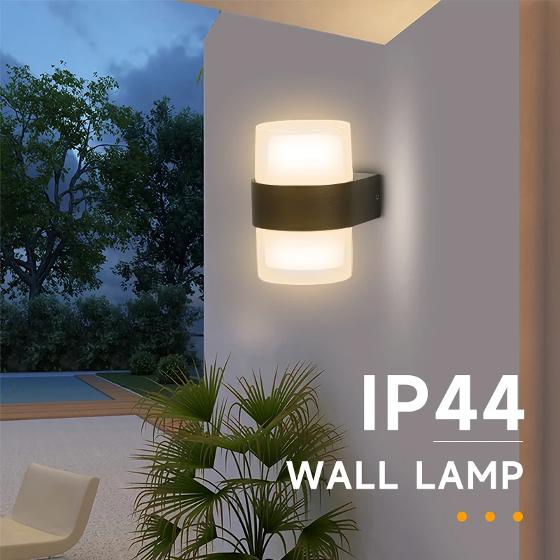 Outdoor Wall Light Courtyard Home Decoration Garden Exterior LED Lighting Wall Home-Appliances Lustre Interior Facade Lamps Wall