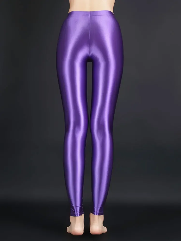 

Women Satin Shiny Pencil Pants Wrap Hip Shaper Wear Lift Butt Tights Quality Woman Clothing High Elasitc Gym Leggings New In Now