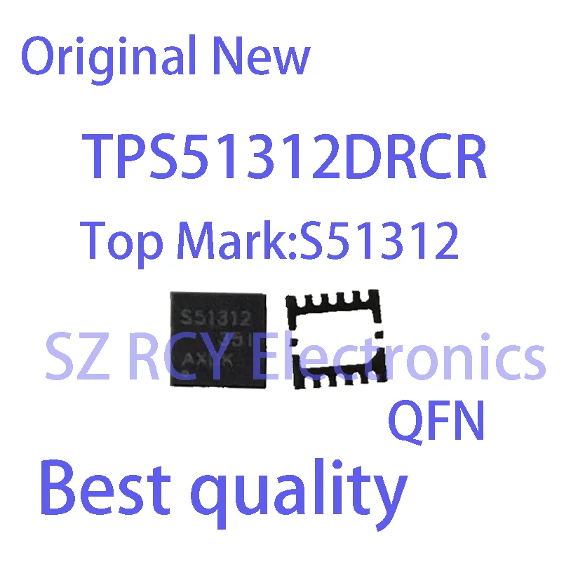 (5-10 PCS)NEW TPS51312DRCR TPS51312 Top Mark S51312 VSON10 IC Chip electronic