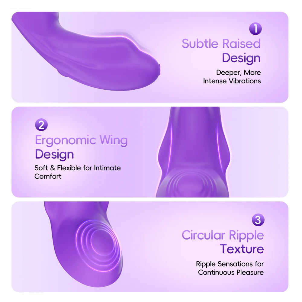 Panties Sex Toy for Women APP Control Wearable Wireless Vibrating Massger Vagina Clitoris Stimulator Vibrator Adults Supplies view 4