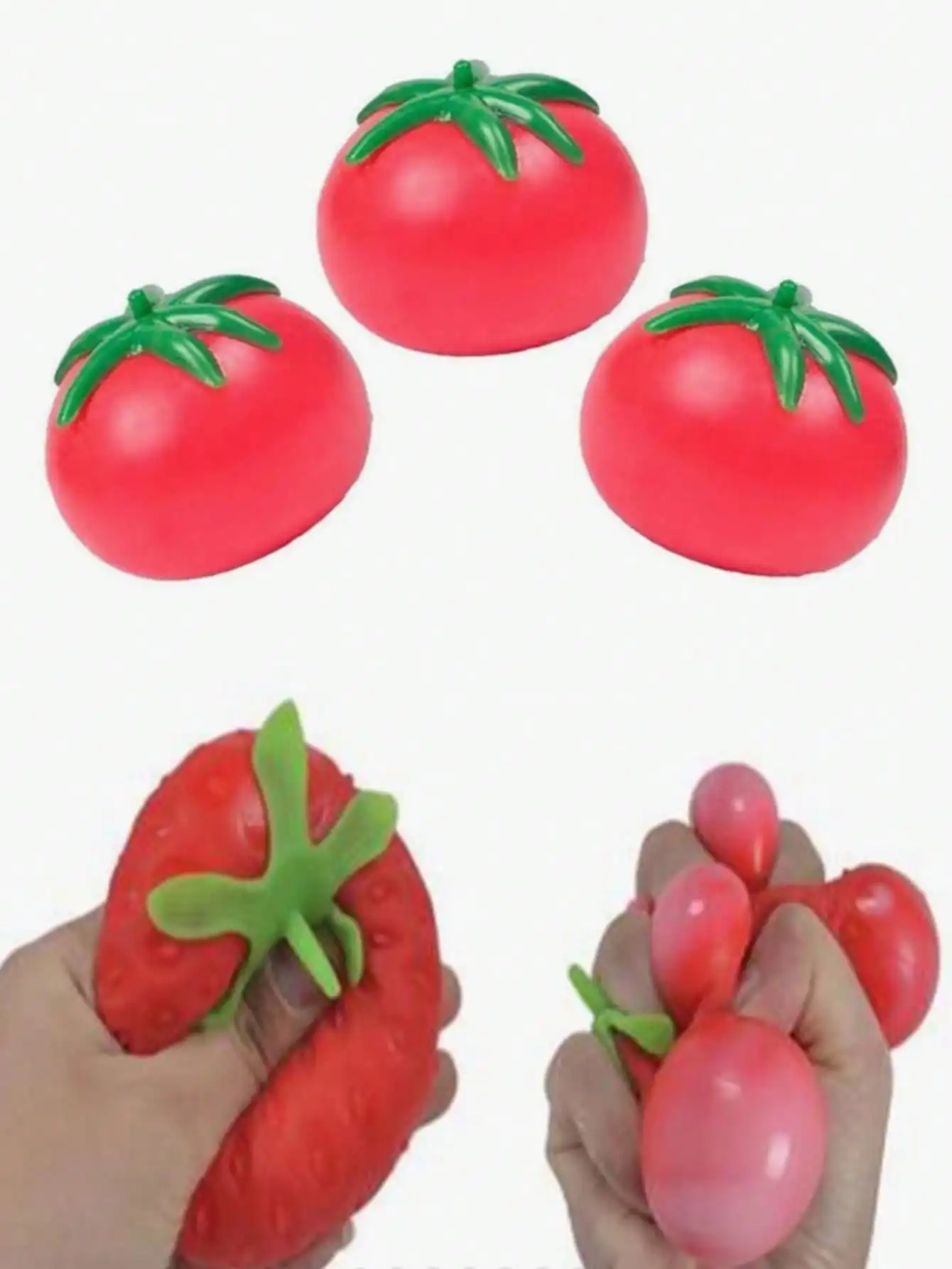 

Игрушка для снятия стресса с красным помидорами и яйцом для взрослых, для развлечения и помощи при снятии стресса. Вентиляция беспокойства.