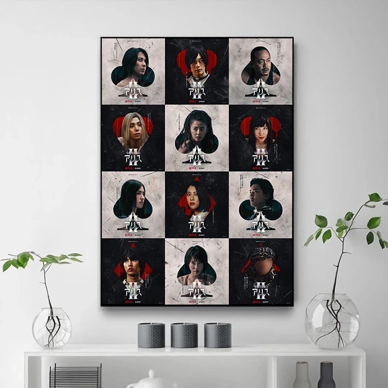 

TV Alice In Borderland Movie Poster Pictures Wall Decoration Painting Interior Paintings Aesthetic Room Decor Man For Home Art