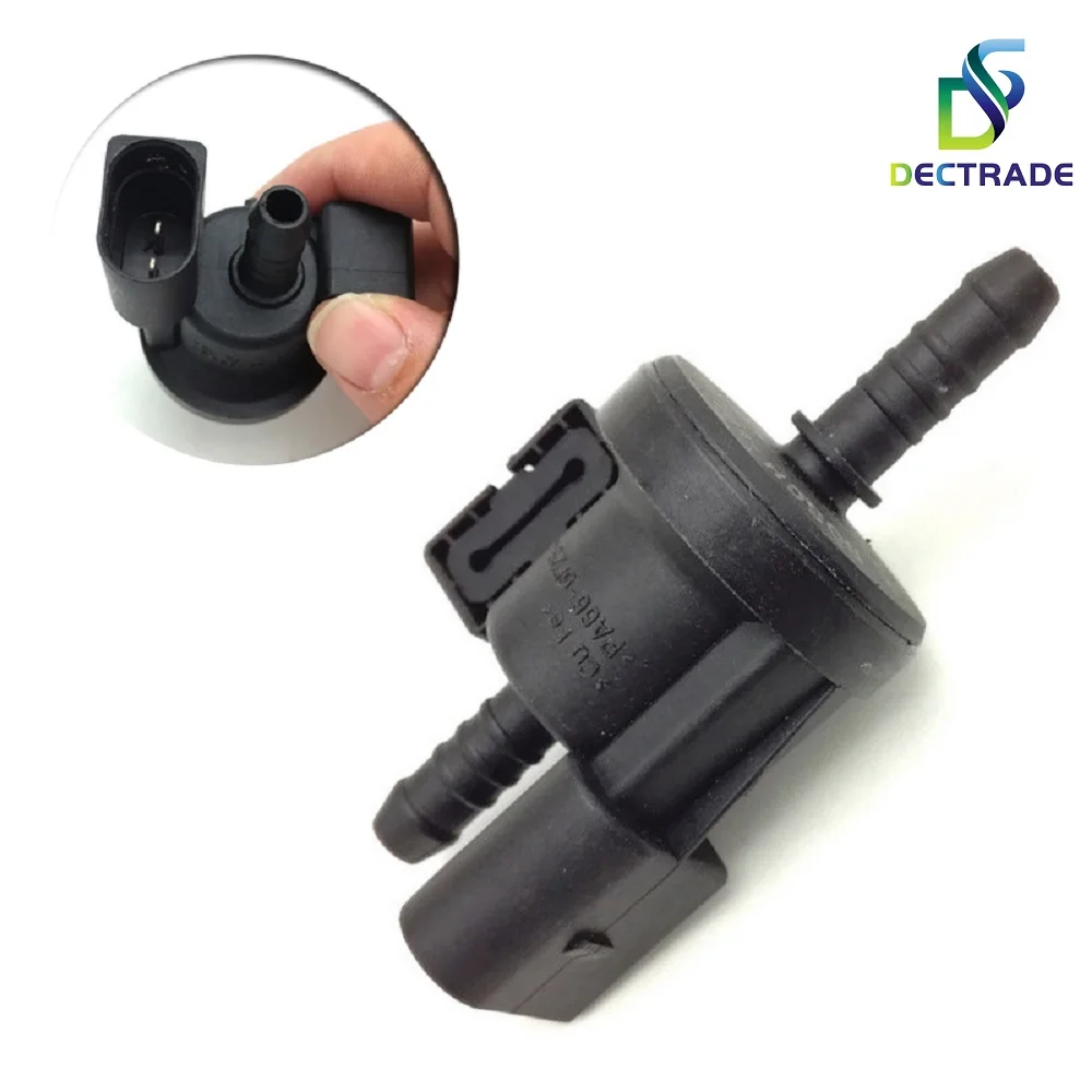 DECTRADE Fuel Vapor Canister Purge Solenoid Valve For Audi A4 A6 Q7 TT VW Golf Jetta Passat 06E 906 517 A 06E906517A 0280142431