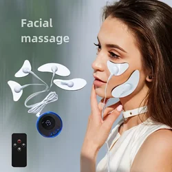 Smart MiNi Portable USB Charging Face Massager Adult Muscle Fitness Patch V Face Moon Type Beauty Instrument Massage Patch