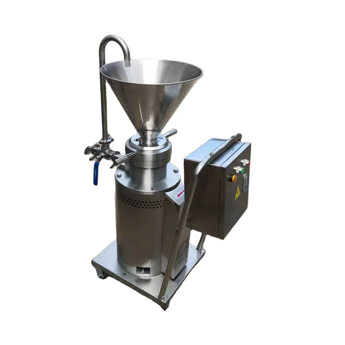 Industrial Food Grade Stainless Steel Almond Milk Colloid Mill Vertical & Split Sesame Grinder for Nuts Soybean Meat Processor view 3