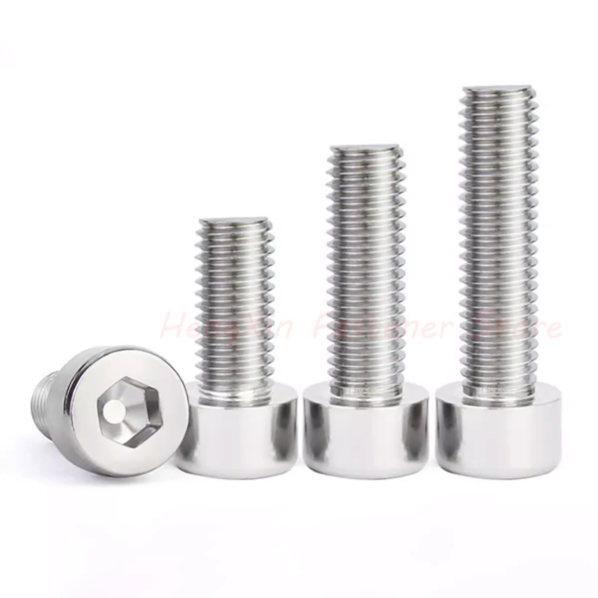 M2 M2.5 M3 M4 M5 M6 M8 A4 316 Stainless Steel Hexagon Hex Socket Smooth Cap Head Allen Screw Bolts L=4-50mm Full Thread