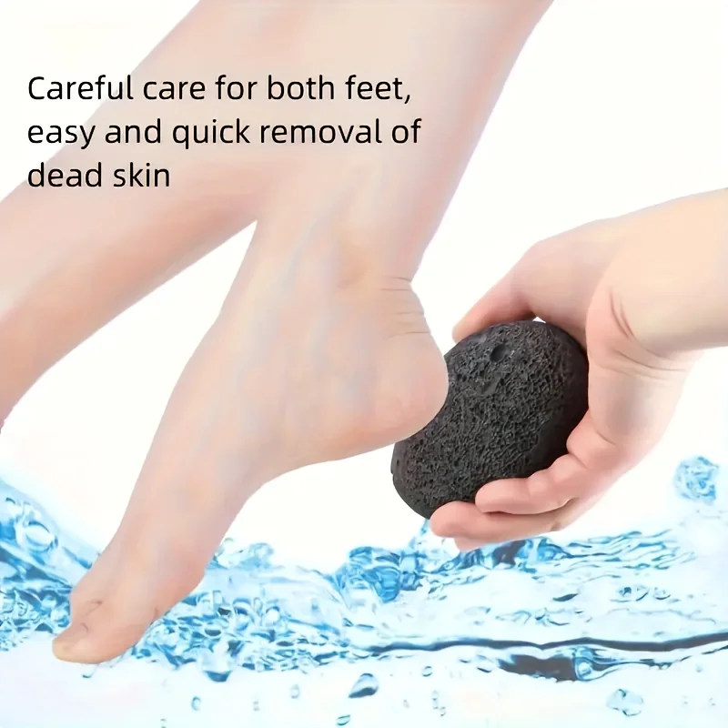 Natural Pumice Stone for Exfoliation - Unscented, High-Quality Foot & Hand Scrubber, Remover for Smooth Feet and Hands