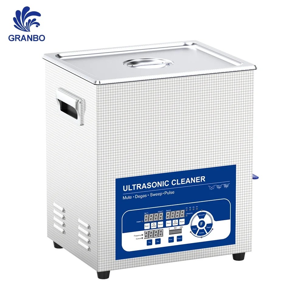 14L 28/40/68/80/120Khz Multi Frequency Timer Heater Power Adjustable Mute Sweep Pulse Degas Tabletop Ultrasonic Cleaner Machine