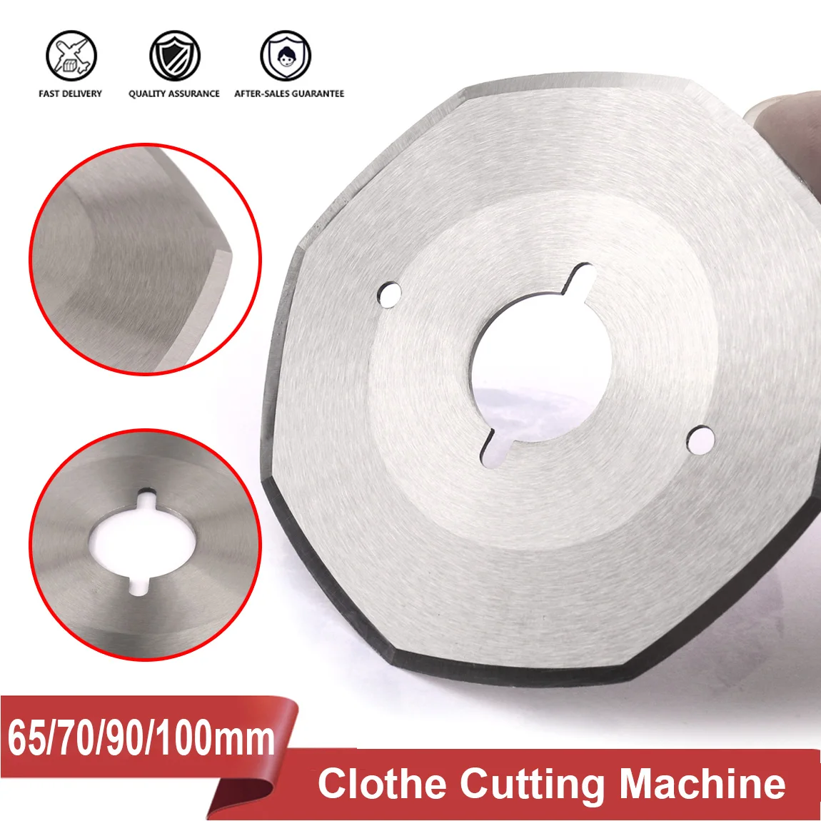 5PCS Alloy Steel YJ-65/70/90/100 Rotary Round Blade Electric Cloth Cutting Machine Cloth Fabric Knife Cutter DIY Hand Tools