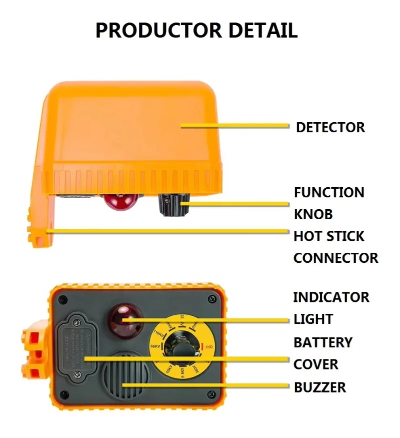 Non-Contact High Voltage Electroscope Electricity Testing Device