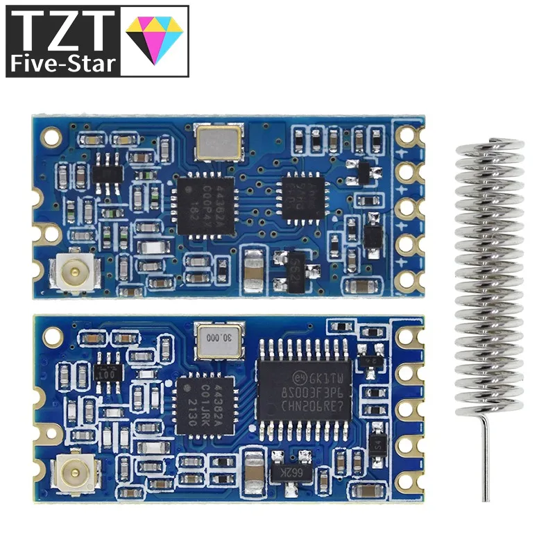 TZT  433Mhz HC-12 SI4463 Wireless Serial Port Module 1000m Replace Bluetooth NEW