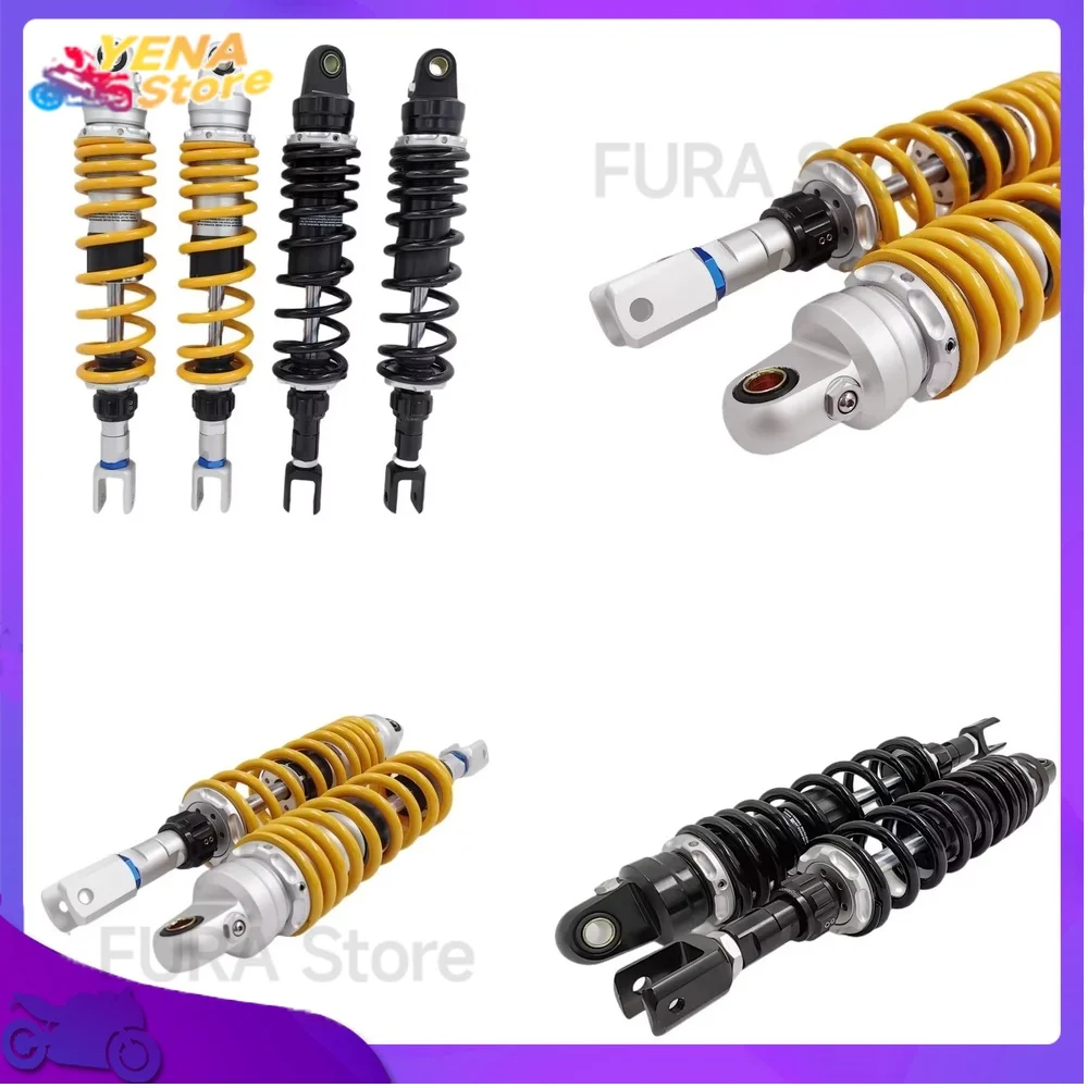 

Applicable to Honda PCX125 PCX150 Yamaha XMAX400 XMAX250 XMAX300 Rear Shock Absorber 320mm 345mm 365mm 370mm 385mm 390mm 8mm