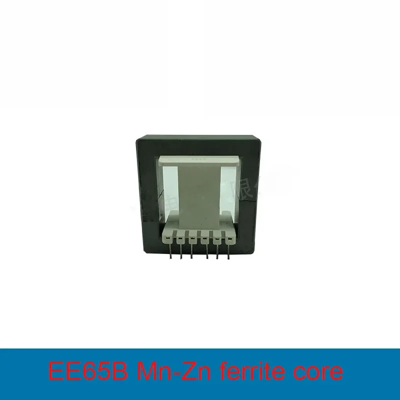 EE65B Mn-Zn Ferrite Core, Vertical Frame Supporting High Frequency Transformer Core, Power Core PC40