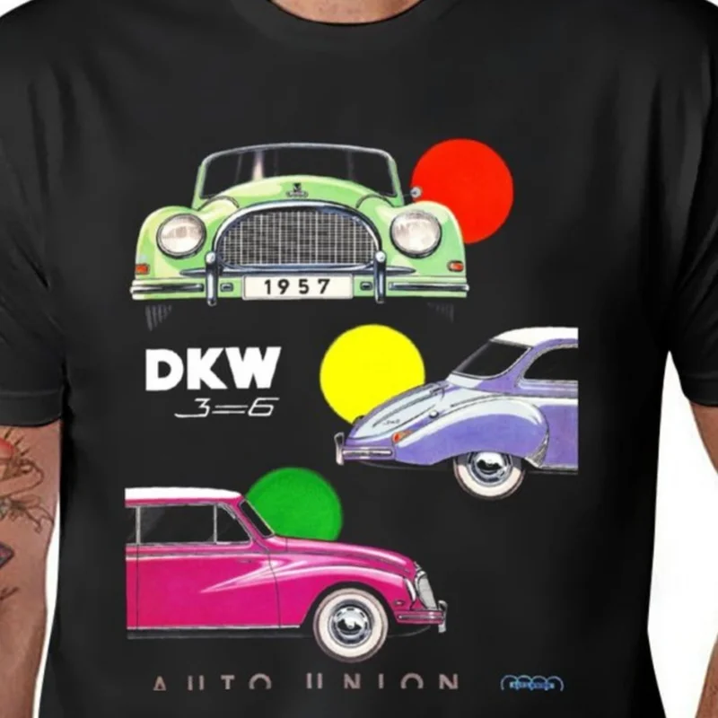 Camiseta personalizada de DKW AUTO UNION para hombre, camisa de secado rápido, diseño propio, 1000