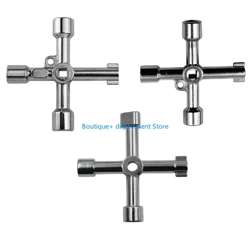 E1PD 4 Way Universal Triangle Wrench for Train Electrical Elevator Cabinet