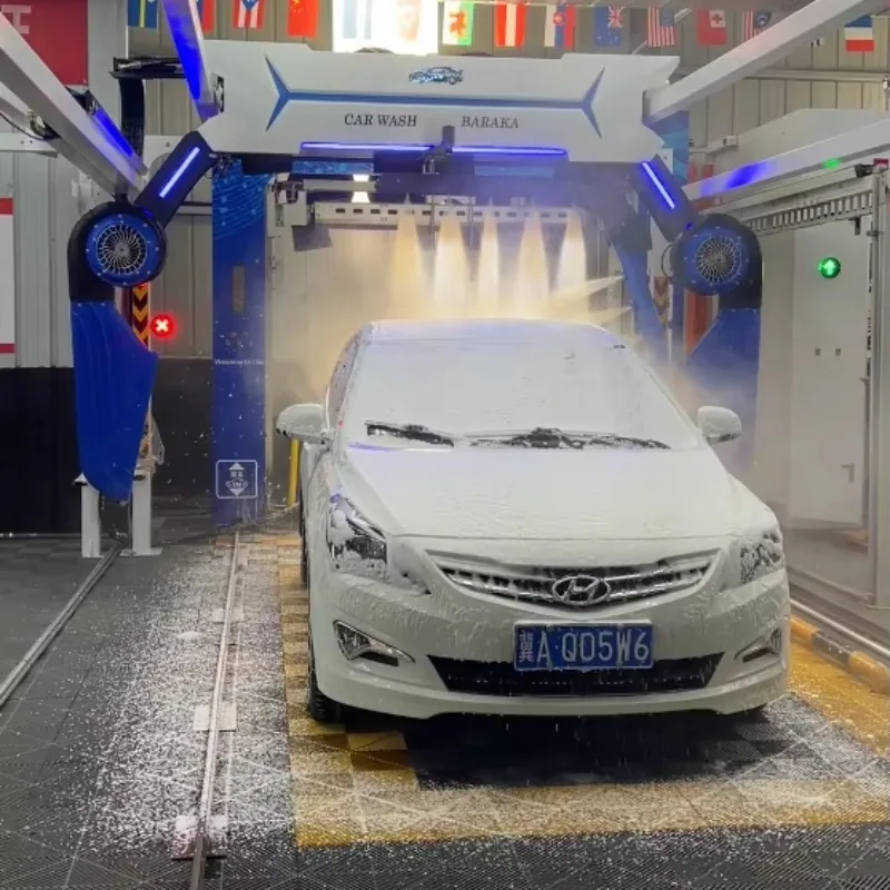 Customized Factory Price Fully Automatic Touch Free Car Wash System 360 Intelligent Control Car Washing Machine