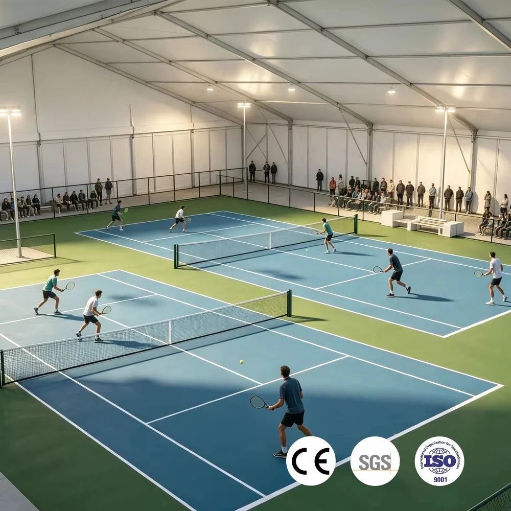 Custom Large Pickleball Sports Tent Luxury Aluminum Frame Waterproof Outdoor Event Marquee Court Canopy Design OEM ODM