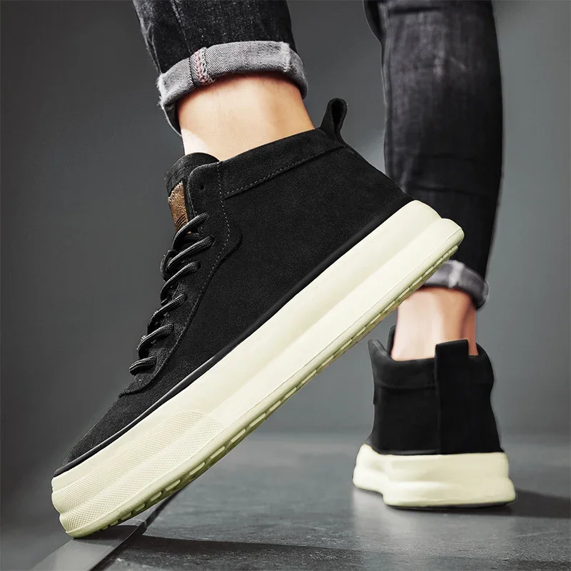 Baskets de Skateboard pour Homme, Chaussures de dehors et de Loisirs, Souples et Confortables, Décontractées, Résistantes à l'Usure, Assorties, Nouvelle Collection