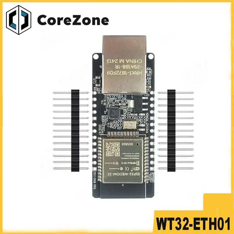 WT32-ETH01 Embedded Serial Port to Ethernet/WiFi + Bluetooth Module ESP32 Wireless Serial Transmission