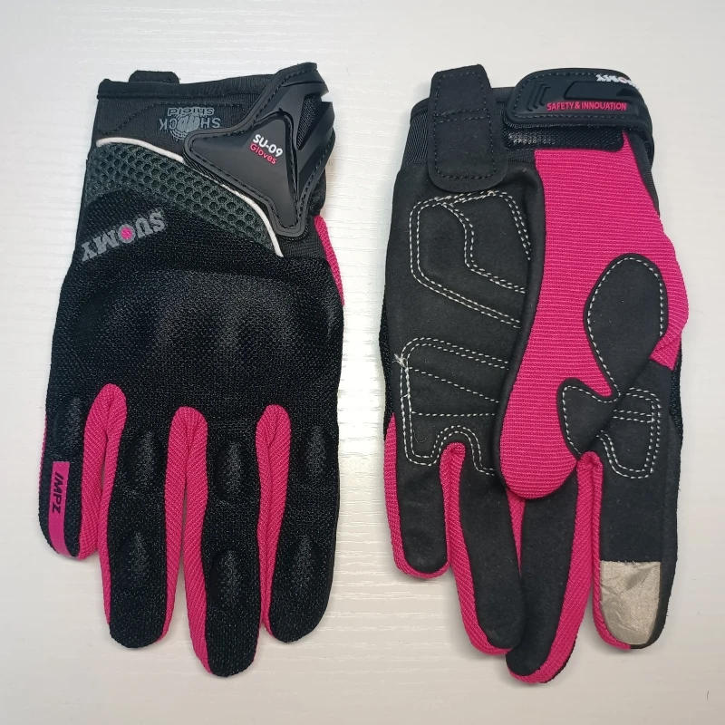 Suomy SU-09 Summer Motorcycle Gloves Mesh Breathable Moto Gloves Unisex Touch Screen Motocross Gloves Touch Screen Cycling Glove 4