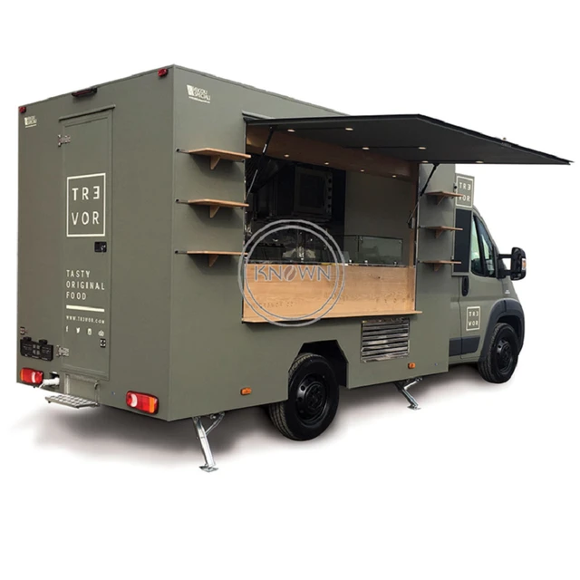 Mobile fashion takeaway vans for