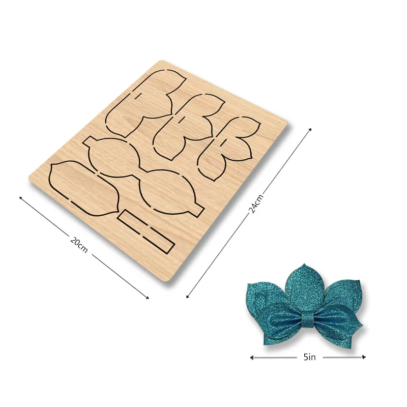 

My161 5in Three-Dimensional Bow Wooden Cutting Dies Suitable For Most Cutting Machines