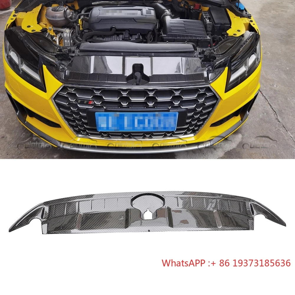 2015-2021 Audi TT TTS TTRS MK3 Car Styling New Dry Carbon Fiber Engine Cover Hood Cooling Plate Screws Auto Styling Decoration