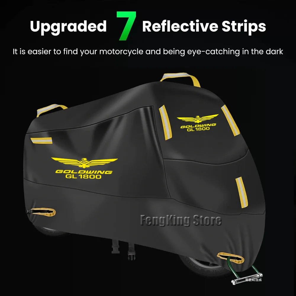 For Honda GoldWing 1800 Gold Wing GL1800   Motorcycle Cover UV Protective Dustproof Snowproof Outdoors Rain Waterproof Cover
