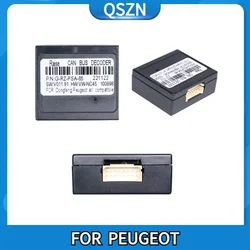 QSZN Android Car Radio Canbus Box Adaptor G-PSA-RZ-65 For Dongfeng Peugeot CAN BUS DECODER