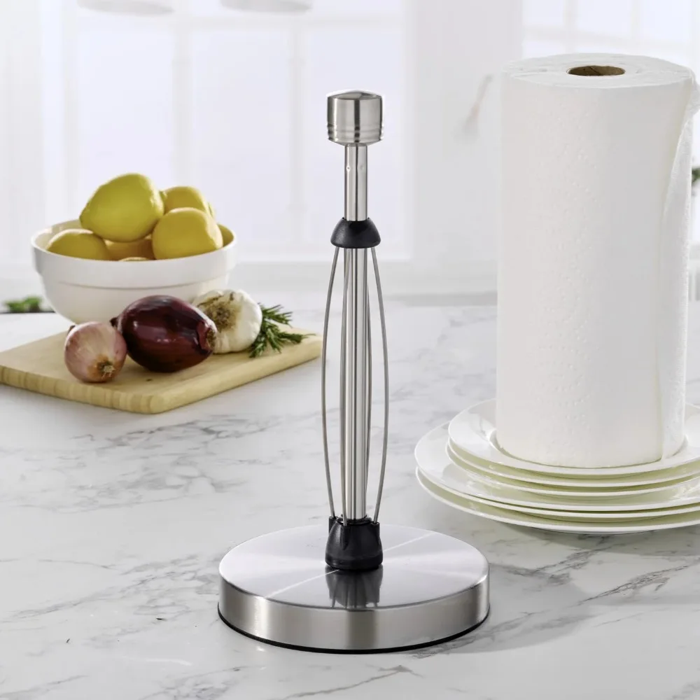 Brushed Stainless Steel Perfect Tear Paper Towel Holder