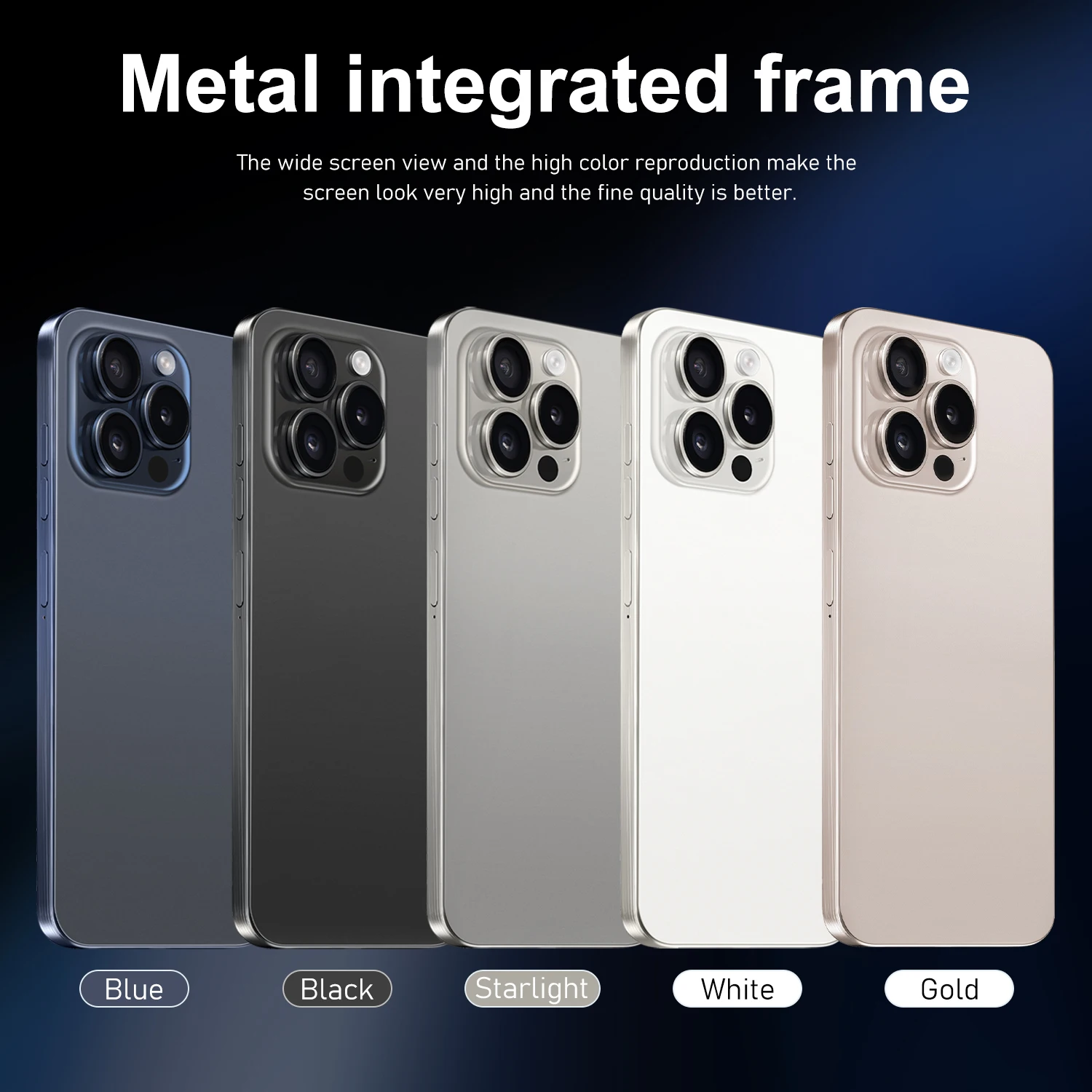 New i16 Pro max 2025 Hot High Quality 6.8inch Global Version Smart Dual Card 6800mAh Battery Facial Recognition Function - Image 3