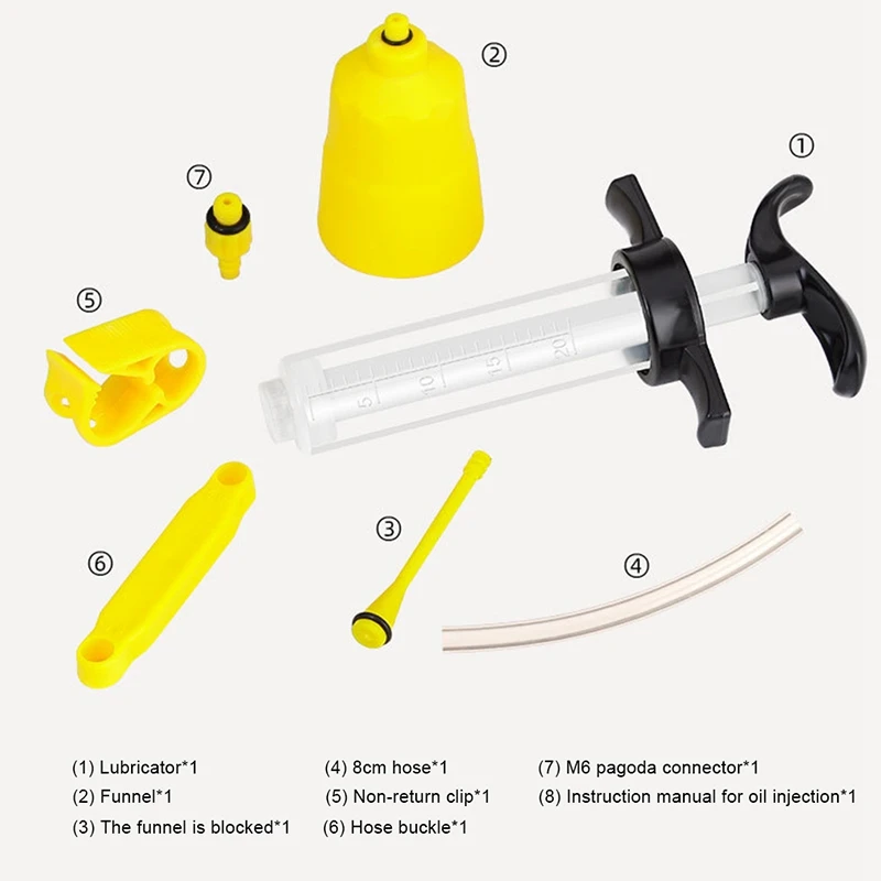 ENLEE Bike Hydraulic Disc Brake Oil Bleed Kit Bicycle Oil Brake Tools MTB Road Bike Brake Repair Tool for Cycling Accessories