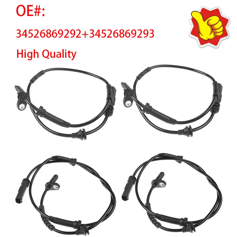 34526869292 34526869293 High Quality Front&Rear Left&Right ABS Wheel Speed Sensor For BMW  X3 F25 X4 F26