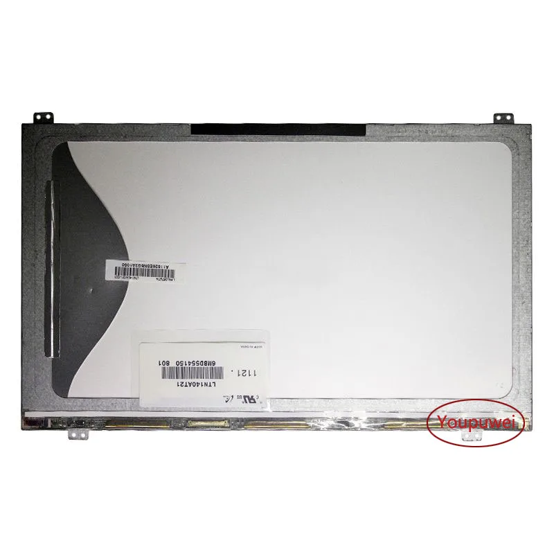 Laptop LCD Screen For Samsung NP535U4C QX412 NP530U4C NP300E4Z LTN140AT21-801 802 803 804 805 806 C01 Replacement Display Matrix