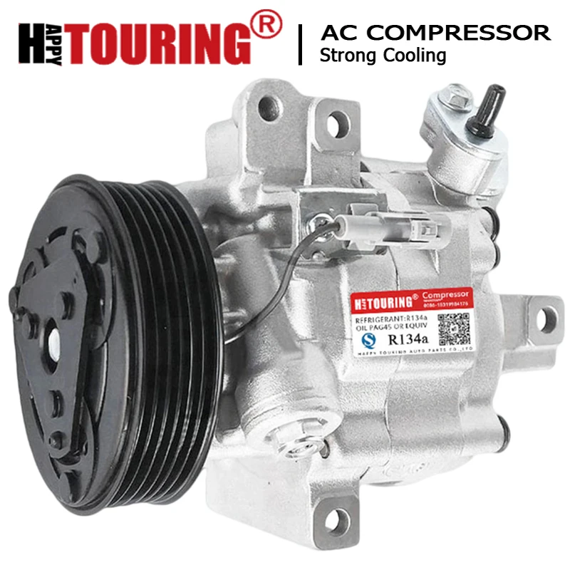 

For Peugeot 107 Citroen C1 Toyota Aygo DKV06R AC Compressor 883100H010 88310 0H010 88310-0H010 6453.RJ 6453RJ 6453 RJ