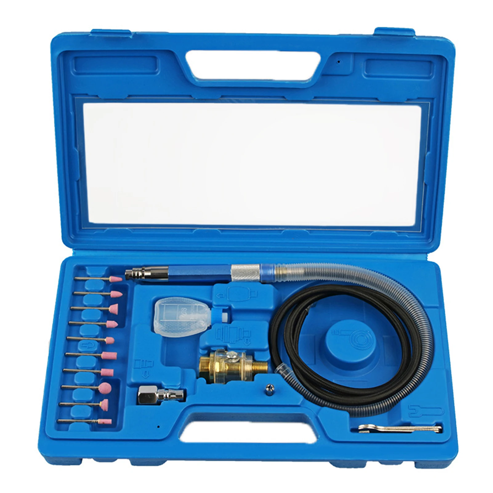 

Air Die Grinder Kit Pneumatic Pencil Die Grinder Mini Pencil Polishing Cutting Tool High Speed Grinding Compact Tool Kit