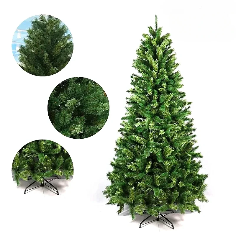 Artificial Christmas Tree PVC and Pine Needles Encrypted Christmas Tree 120cm To 300m Christmas Family Atmosphere Decorations