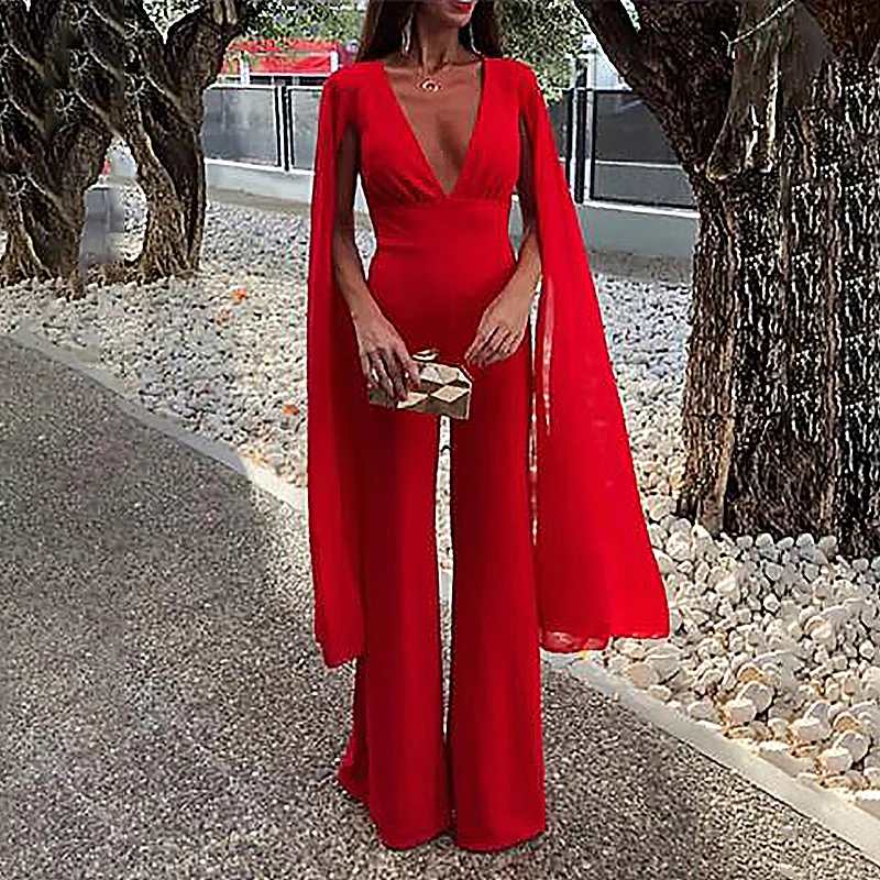 Black Elegant Semi Formal Dresses for Women Chiffon V-Neck Floor-Length Straight Long Evening Gala Wedding Guest Skirt 2023 New