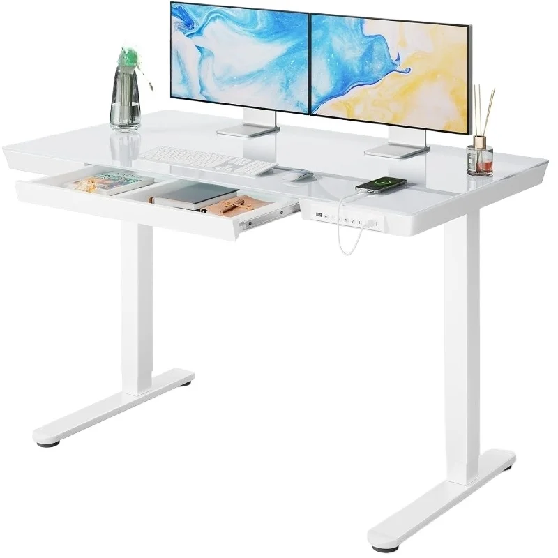 Factory direct sales modern electric single column height adjustable desk bracket - steel frame