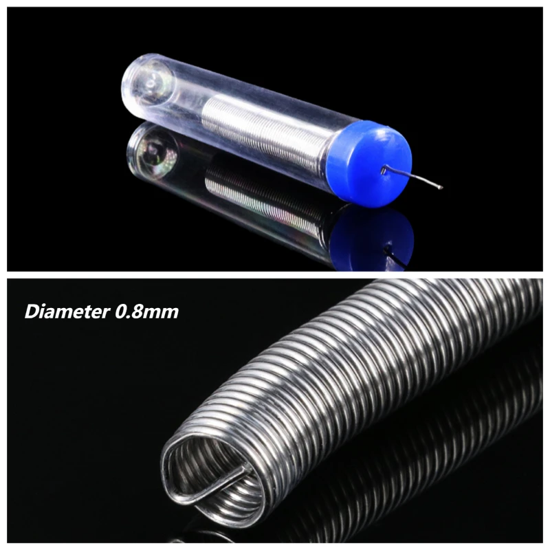 1/5/10 Uds. Alambre de soldadura 0,8mm pluma de alambre de estaño portátil con núcleo de colofonia fundente línea de soldadura de plomo herramienta de soldadura herramientas de soldadura DIY