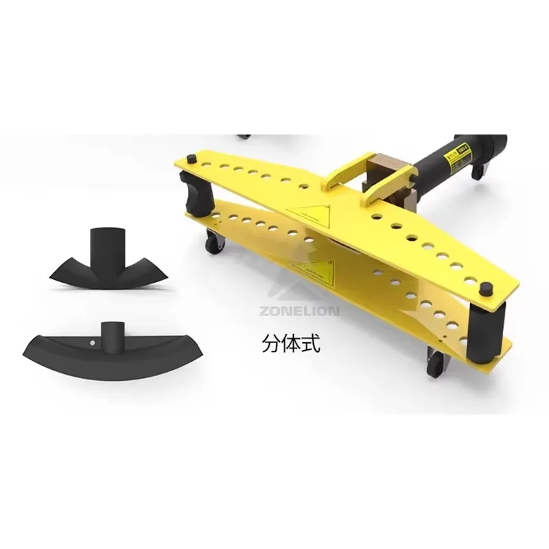 آلة ثني الأنابيب الهيدروليكية اليدوية المحمولة الجديدة، آلة ثني الأنابيب الصغيرة المصنوعة من الفولاذ المقاوم للصدأ مع محرك موثوق للسيارات