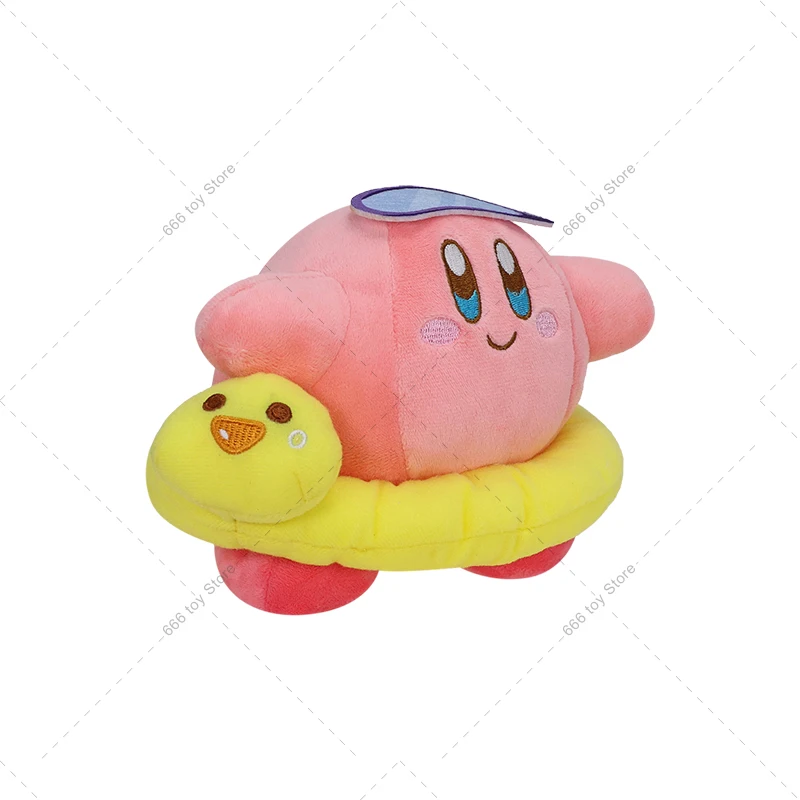 Anime Star Kirby Summer Swimming Kirby Stuffed Peluche Plush Toy High Quality Cute Dolls Christmas Birthday Great Gift For Kids