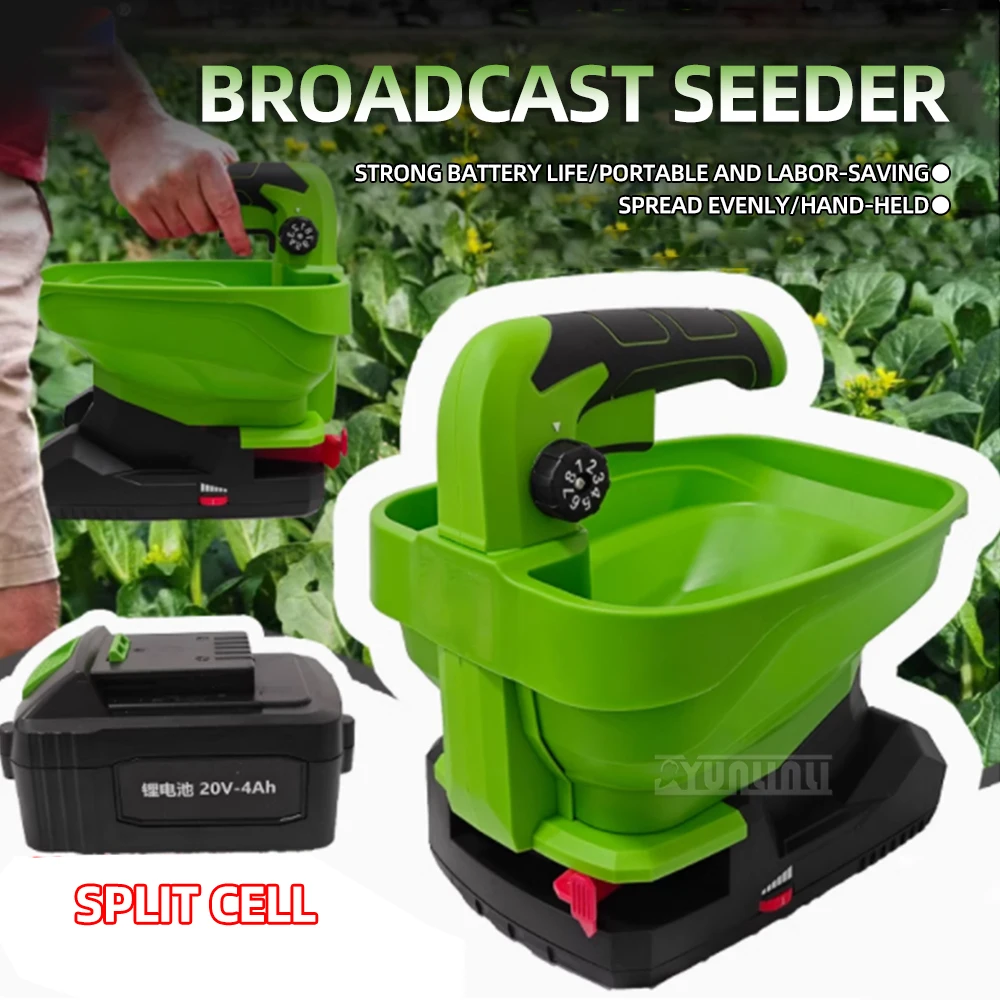 Handheld Agricultural Electric Small Sowing and Feeding Machine Wireless Fertilizer Spreader Feeding Machine