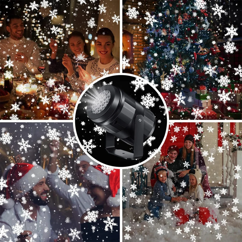 Sneeuwvlok Projector Verlichting Kerst Sneeuwvlok Projector Feest Tuin Decoratie Verlichting Led Podium Licht Kerstversiering