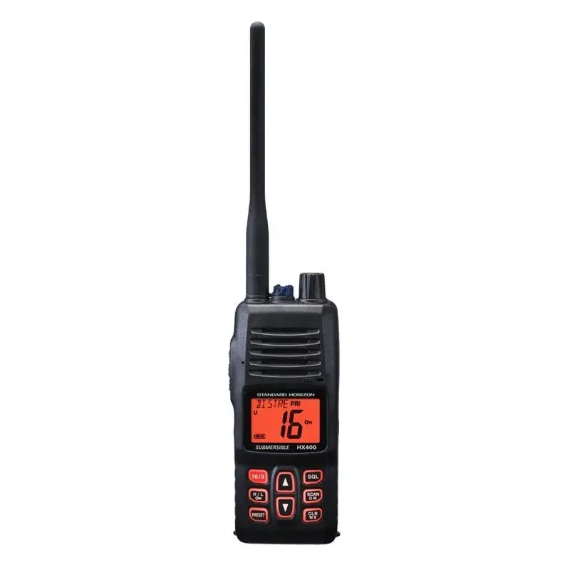 معيار الأفق HX400IS الاتصال الداخلي البحري البحري VHF العائمة آلة محمولة VHF منفذ السفينة HX-400IS